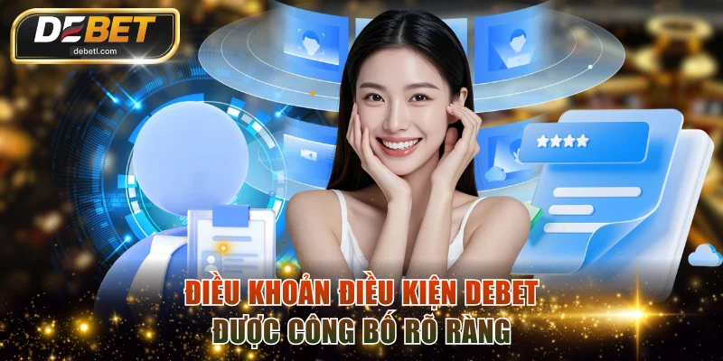 Điều khoản điều kiện DEBET được công bố rõ ràng