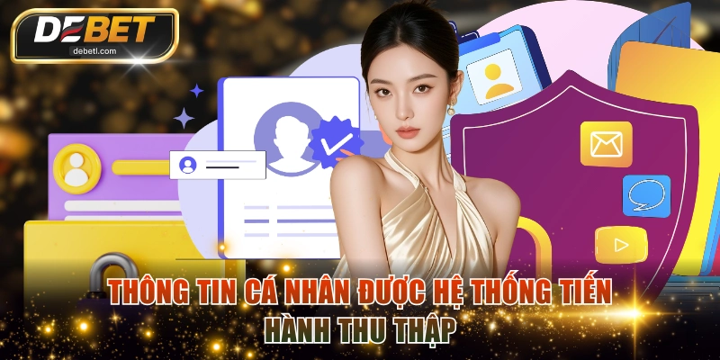 Thông tin cá nhân được hệ thống tiến hành thu thập